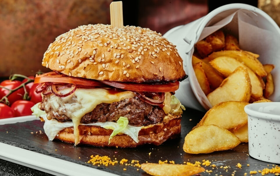 commander en ligne burger à  viry chatillon 91170